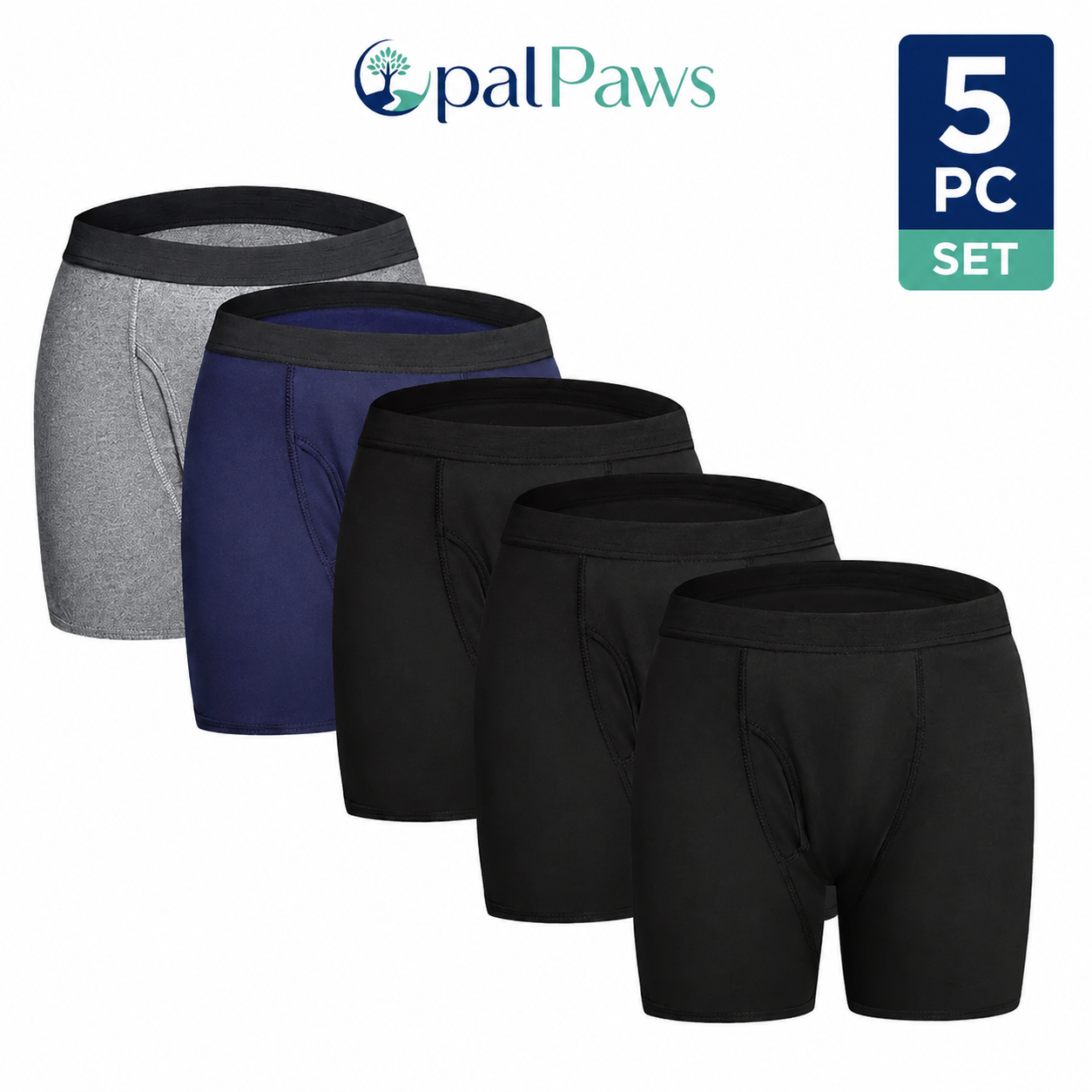 🔥🔥Top Quality|Opalpaws Men’s Washable Incontinence Boxer Briefs