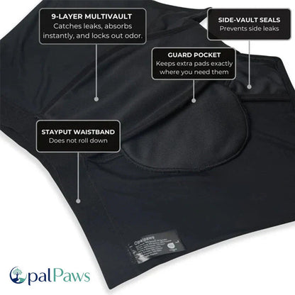 🔥🔥Top Quality|Opalpaws Men’s Washable Incontinence Boxer Briefs