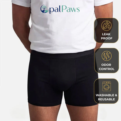 🔥🔥Top Quality|Opalpaws Men’s Washable Incontinence Boxer Briefs