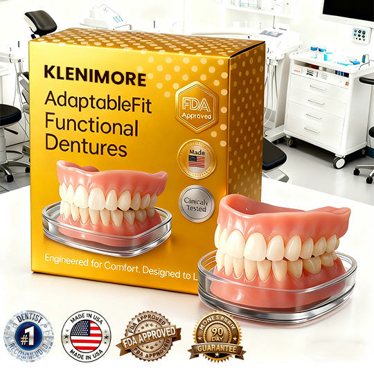🌎Ends Today: 70% OFF! ⏰KLENIMORE™ Medical Full Denture with Strong Suctiond🦷Obtain American Dental Association (ADA) Certification