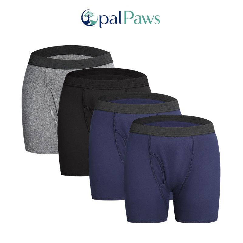 🔥🔥Top Quality|Opalpaws Men’s Washable Incontinence Boxer Briefs