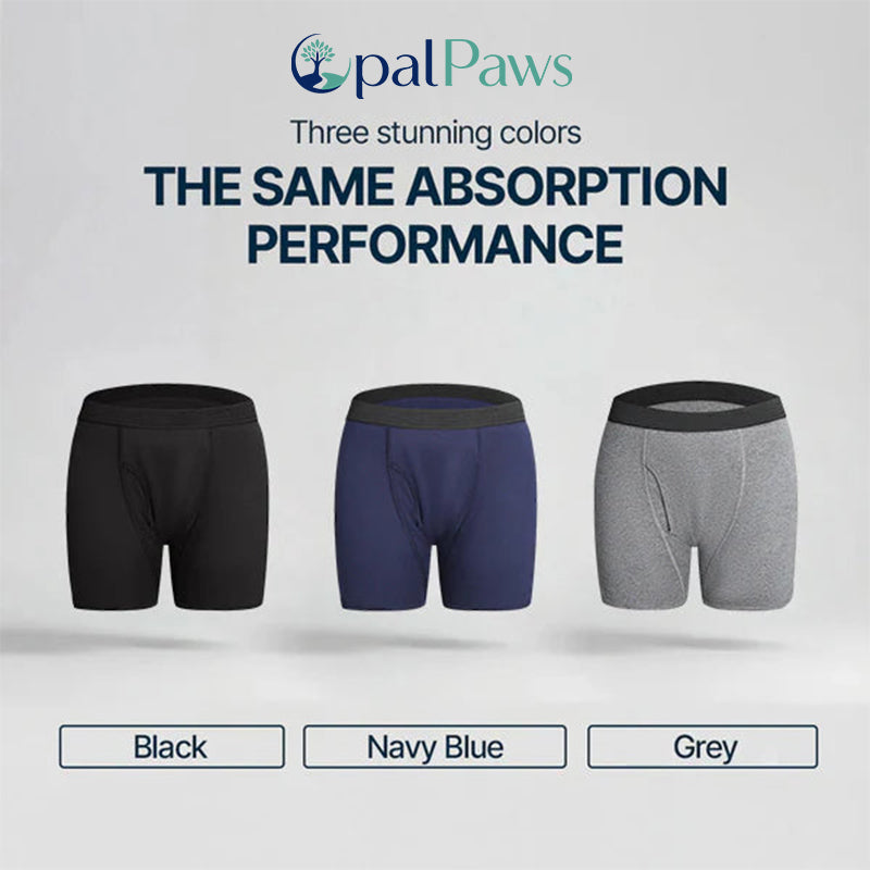 🔥🔥Top Quality|Opalpaws Men’s Washable Incontinence Boxer Briefs