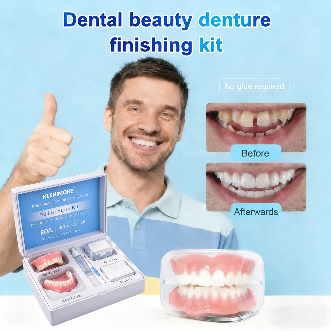 Loose Fit Making Meals Awkward? This At-Home Smile Solution Helps You Feel Confident Again