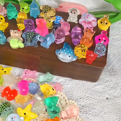 🐰🔥 2026 Easter Sale 75% OFF | Mini Glow in The Dark Animal Resin Mystery Bag (Multi-Style), 50/100pc