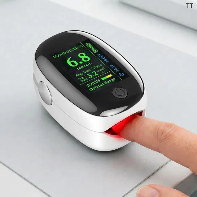 Close-up wellness monitor display